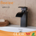 Neue Antike Kugel Matte Black Square Wasserfall Blade Bar Bad Becken Mischbatterie Wasserhahn